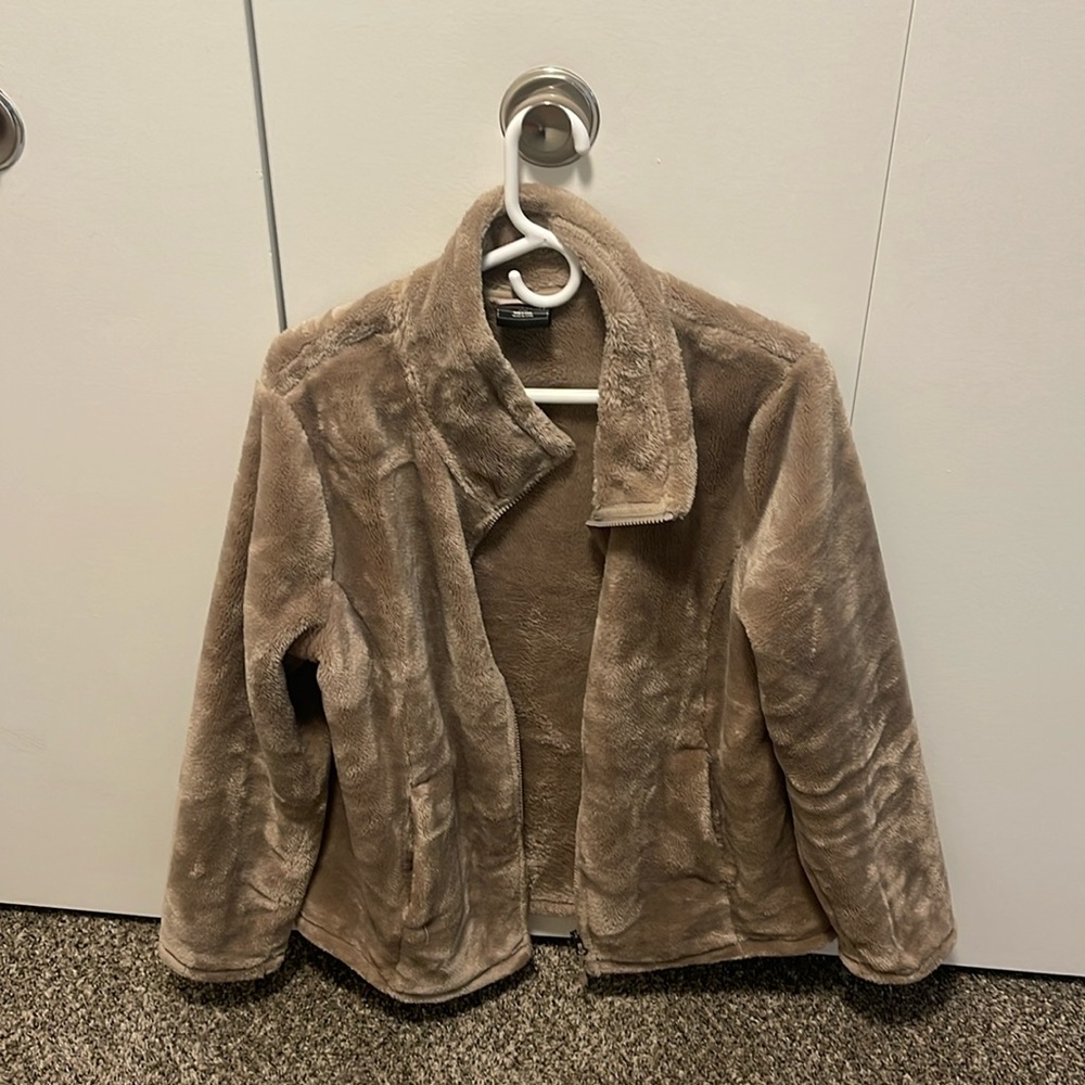 Super cozy and fuzzy jacket from Costco